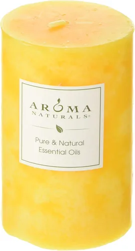 Vista 5 de Aroma Naturals Vela con aroma a siempreverde, Tangerine