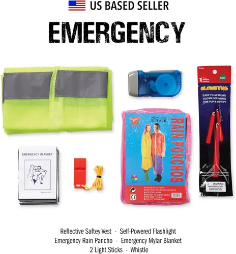 Vista 8 de Kit Premium de Emergencia en Carretera de Always Prepared para Auto - Kit de Seguridad para Auto, Herramientas, Primeros Auxilios, Equipo