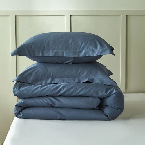 Vista 38 de Simple&Opulence Juego de funda de edredón de lino francés de 88 x 92 pulgadas, 5 piezas (1 funda de edredón, 4 fundas de almohada), mezcla de lino