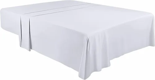 Vista 65 de Utopia Bedding Sábana Plana - 1 Paquete (Queen, Azul Denim) - Tela de Microfibra Suave Cepillada - Sábana Superior Resistente al Encogimiento