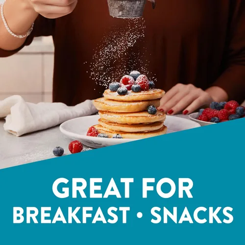 Vista 7 de Krusteaz Mezcla de proteína para panqueques y waffles, 0.51 onzas de proteína por porción, cajas de 20 onzas (paquete de 8)