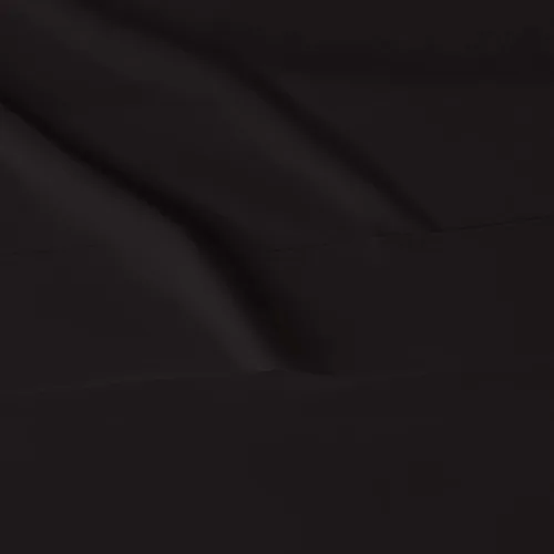 Vista 3 de Yaxa Basics Juego de 3 sábanas de microfibra ligeras súper suaves y de fácil cuidado con bolsillos de 14 pulgadas de profundidad, tamaño Negro