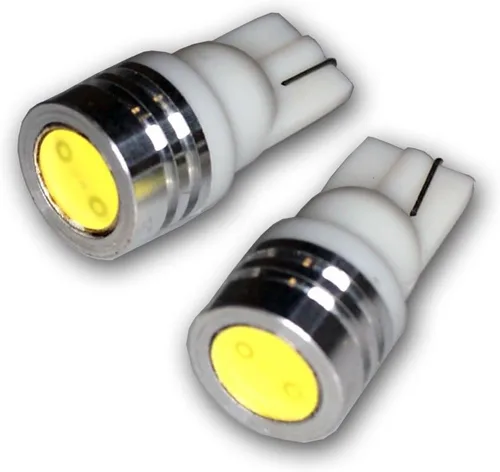 Vista 2 de Tuningpros LEDLP-T10-WHP1 - Bombillas LED para placa de matrícula T10, cuña, LED de alta potencia, color blanco, juego de 2 piezas