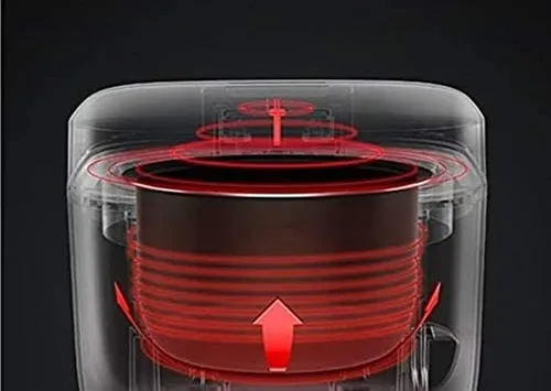 Vista 5 de Olla arrocera, preestablecida 24 horas y mantiene el calor, mini olla táctil digital, olla interior antiadherente, arroz integral, arroz blanco