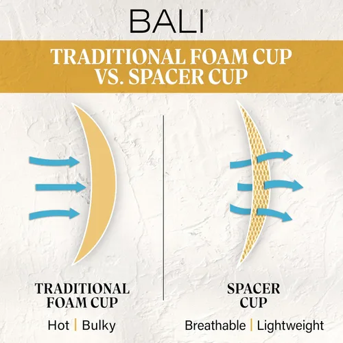 Vista 5 de Bali Camiseta ligera One Smooth U Ultra Light para mujer, brasier convertible