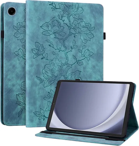 Vista 23 de Funda para Samsung Galaxy Tab S5e 10.5 2019 Modelo SM-T720/T725/T727, funda delgada de piel sintética con soporte multiángulo y soporte