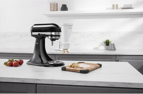 Vista 6 de Accesorio con prensa para pasta gourmet KitchenAid KSMPEXTA con 6 placas de pasta intercambiables