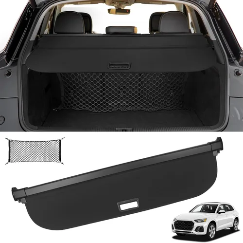 Vista 14 de Sze Cubierta de carga para Jeep Grand Cherokee 2022 2023 2024 2025 2026 (2 filas; WL) 4XE retráctil para maletero, cubierta de seguridad negra
