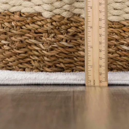 Vista 8 de Hauteloom Mudgee - Alfombra de pasillo de cocina, tradicional, marrón, carbón, melocotón, 2 pies 7 pulgadas x 7 pies 3 pulgadas