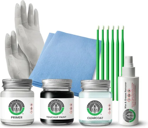 Vista 14 de ERA Paints KH3 – Obsidiana negra para NISSAN Exact Match Automotive Touch Up Paint Spray – Kit esencial 2K