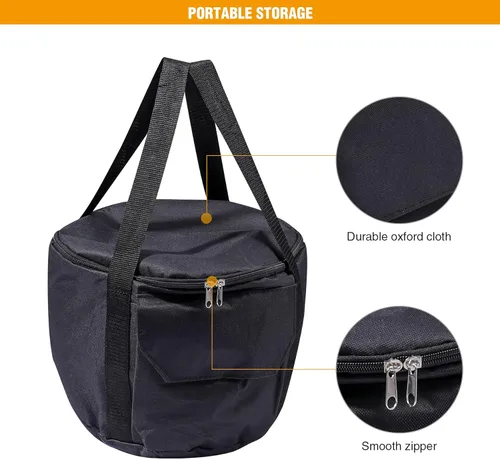 Vista 4 de Estufa de camping Lineslife Rocket de leña portátil para cocinar, estufa de madera para acampar al aire libre con bolsa de transporte