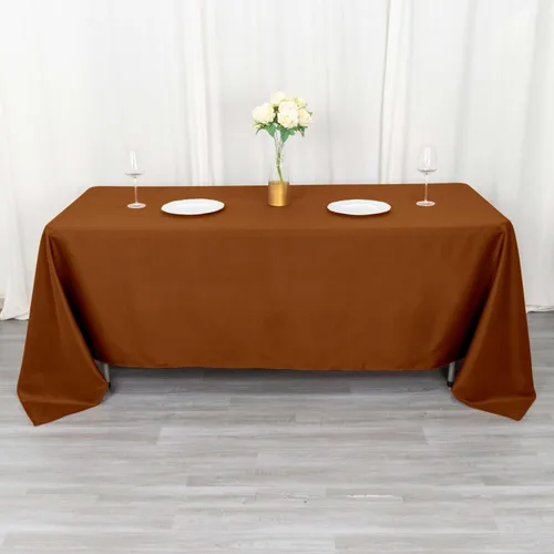 Vista 146 de Efavormart - Mantel rectangular, 60 x 102 pulgadas, resistente a las manchas y a las arrugas, lavable, mantel decorativo oblongo de tela de Amatista