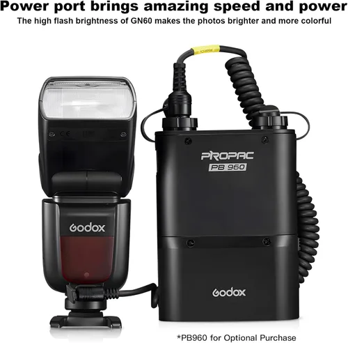 Vista 6 de Godox TT685II-S Flash TTL 2.4GHz GN60 Sincronización de alta velocidad 1/8000s Cámara Speedlite Speedlight Light Compatible con cámaras Sony