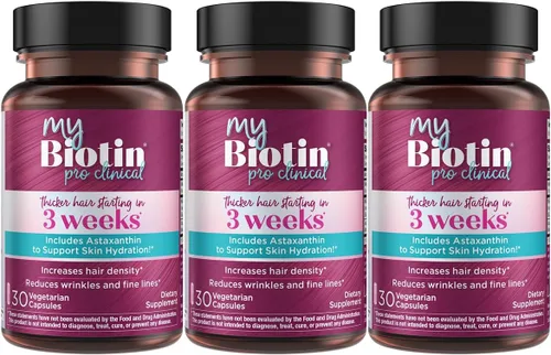 Vista 9 de Purity Products MyBiotin ProClinical – Cabello más grueso a partir de 3 semanas y combate las arrugas – Matriz de biotina y vitamina B7 patentada