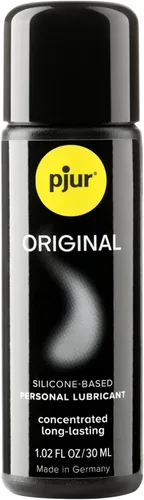 pjur Lubricante original a base de silicona, lubricante prémium para hombres, mujeres y parejas, inodoro, 1.02 onzas líquidas