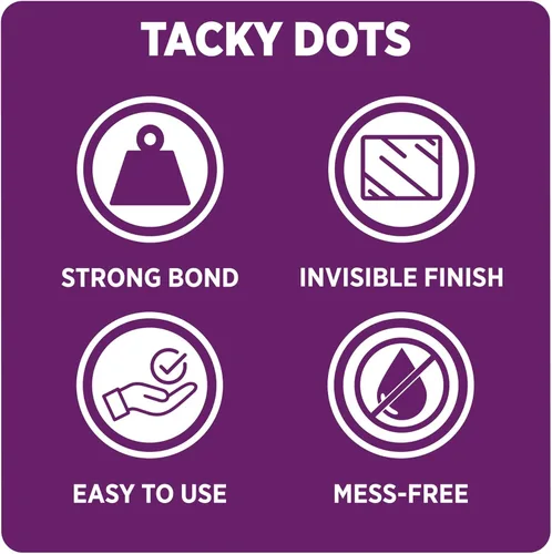 Vista 2 de Aleene's 33186 Puntos adhesivos instantáneos, color blanco