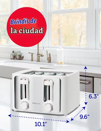 Vista 8 de Betty Crocker bc-2605cb 2-Slice Toaster, color negro, Negro