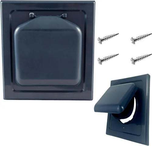 Vista 38 de NO-PEST VENT Exclusiva cubierta de ventilación de secadora de doble puerta, fabricada en Estados Unidos con plástico muy resistente a los rayos UV