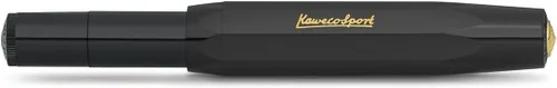 Vista 2 de Kaweco Classic Sport Fountain pluma color negro, con plumín fino
