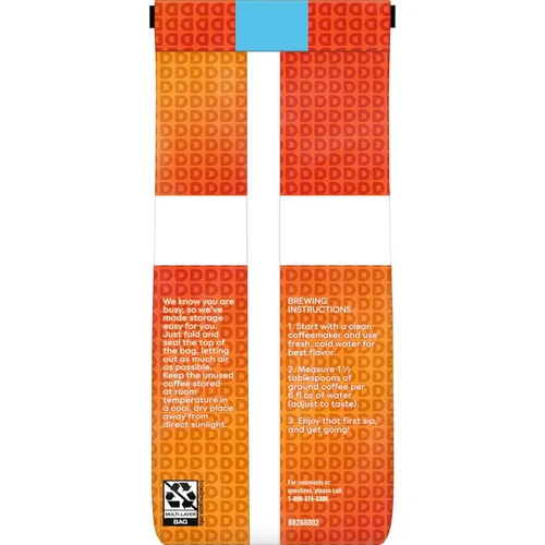 Vista 4 de Dunkin' - Café molido con sabor a vainilla francesa, 12 onzas (paquete de 3)