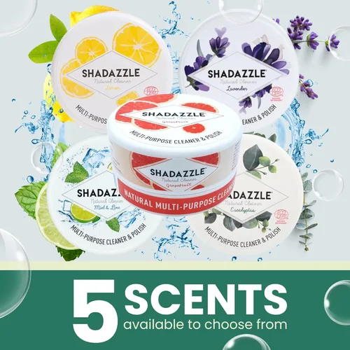 Vista 4 de Shadazzle - Limpiador y pulidor natural multiusos – Producto de limpieza ecológico (1 paquete, eucalipto)