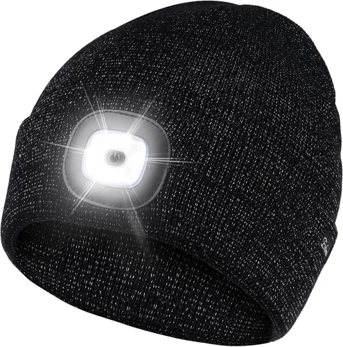 Vista 76 de Etsfmoa Gorro unisex con la luz, regalos para hombres, papá, padre, gorras recargables por USB