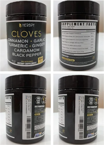 Vista 2 de Herbpy Paquete de suplemento de clavo 7 en 1 y Ashwagandha Shilajit 5 en 1