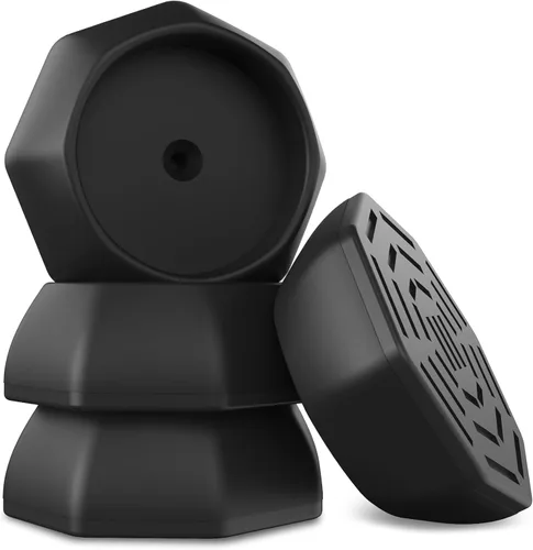ICERO Protector de pared y puerta para bebé, protege las puertas de mascotas y perros, puertas montadas para trabajar en escaleras, paquete de 4,