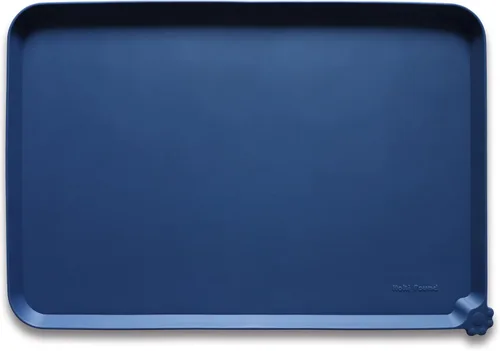 Vista 51 de Hoki Found - Bandeja de silicona para comederos de perros y gatos, tapetes impermeables para comida y agua, color cedro oscuro