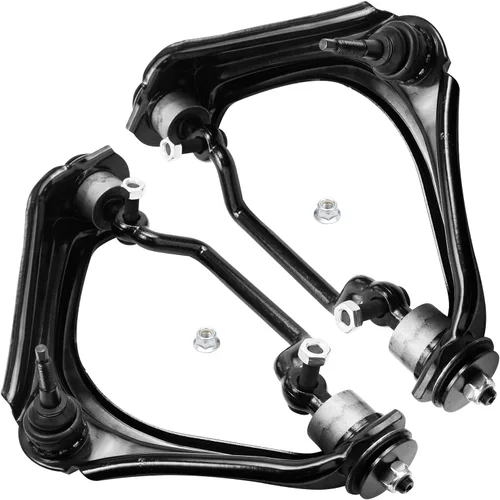Vista 1309 de Detroit Axle - Kit de suspensión frontal de 8 piezas para Dodge Journey 2009-2015, 2 brazos de control inferiores, 2 rótulas, 2 varillas