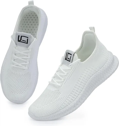 LCGJR Zapatos de correr para hombre, ultraligeros, transpirables, cómodos, para caminar, casuales, a la moda, zapatos de entrenamiento de malla