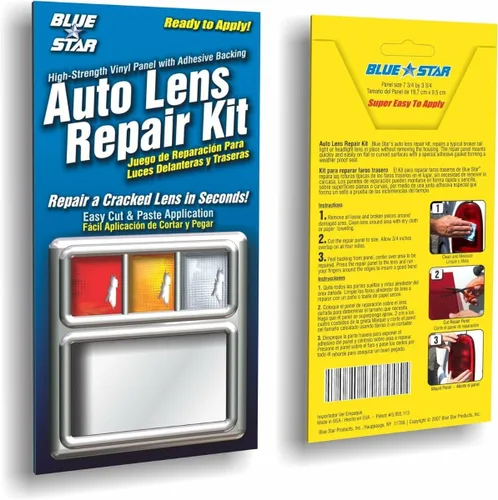 Vista 9 de Blue Star Kit de reparación de lentes automáticas sin patrón de rejilla (rojo)