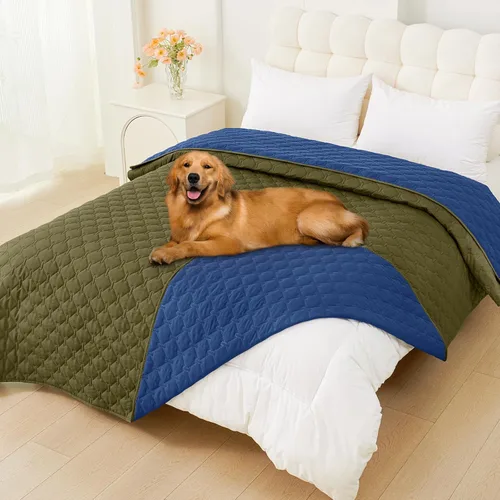 Vista 97 de Smiry Manta Impermeable para Cama de Perro 30x70, Manta Suave Reversible para Mascotas, Lavable a Prueba de Fugas Cubierta para Gatos y Perros