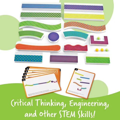 Vista 10 de Pista magnética para bolitas Learning Resources Tumble Trax