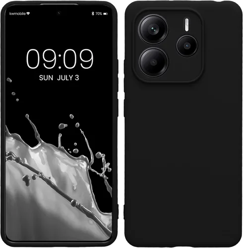 Vista 44 de kwmobile Funda compatible con Xiaomi Redmi Note 9S / 9 Pro / 9 Pro Max - Funda protectora de silicona TPU suave y delgada - Negro mate