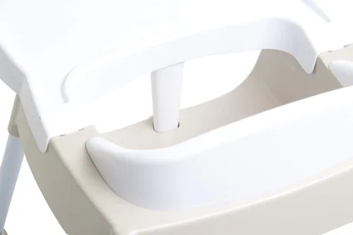 Vista 3 de Foundations Secure Sitter - Silla de alimentación de altura ajustable de 7 a 13 pulgadas, 1 paquete, pies estables "sin punta", arnés ajustable de 3