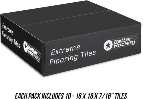 Vista 8 de Better Hockey Extreme Dryland Flooring Tiles - Synthetic Ice Panels for Hockey, Professional Quality Training Aid for Shooting, Passing and