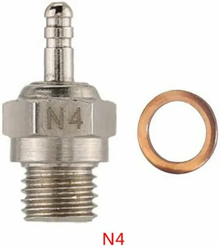 Vista 2 de Paquete de 3 bujías incandescentes N4 Super Duty para Traxxas 3232X 1/10 T-Maxx 2.5/3.3