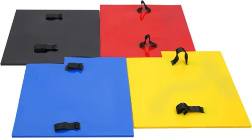 Vista 3 de TFCFL Juego de 4 alfombrillas para sellos de hormigón, 24 x 24 pulgadas, pizarra de textura de hormigón, alfombrilla de textura de hormigón