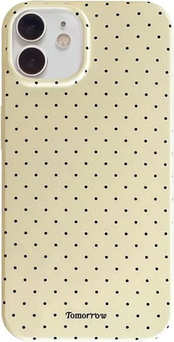 Vista 10 de inewateri Funda compatible con iPhone 11 con bonito diseño estético de lunares a la moda, fundas simples para TPU suave, funda de protección Negro