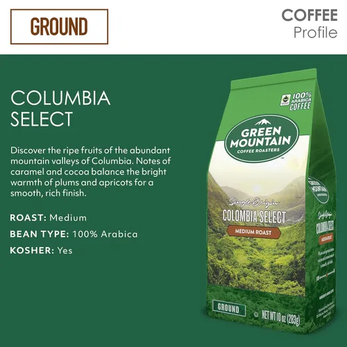 Vista 6 de Green Mountain Coffee Roasters - Mezcla de desayuno, café molido, tostado ligero, empaquetado