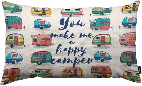 Vista 24 de HOSNYE Fundas de Almohada Decorativa de Lino y Algodón con Formas de Gota Estilo Moderno de Mediados de Siglo Formas de Gota Retro en Tonos Fundas