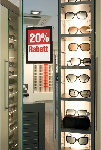 Vista 7 de Durable Duraframe 476801 - Marco magnético autoadhesivo, tamaño carta, 2 unidades, color negro, Negro