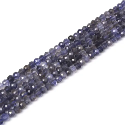 Vista 13 de Cuentas Redondas Facetadas de Ópalo Verde de 4 mm Sueltas de 16 Pulgadas para Hacer Joyas