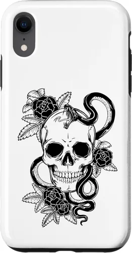 Vista 25 de Gothic Flower Skull Snake Roses Case for iPhone 16