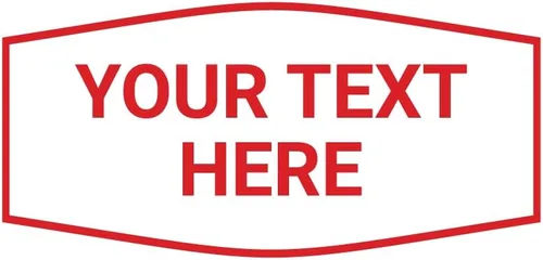 Vista 8 de Letrero plástico personalizado personalizado de lujo para pared o puerta