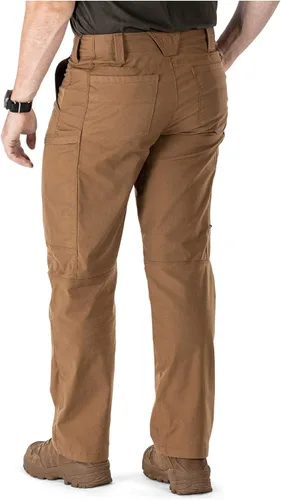 Vista 6 de Pantalón de trabajo 5.11 Apex, táctico, estilo cargo, tejido elástico Flex-Tac, reforzado, acabado de teflón, estilo 74434