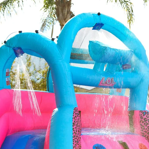 Vista 7 de L.O.L. Surprise Tobogán Acuático Inflable River Race con Soplador