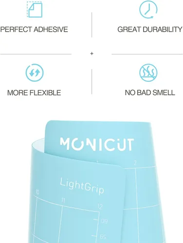 Vista 4 de Alfombrilla de corte de agarre ligero de 12x24 para Maker 3/Maker/Explore 3/Air 2/Air/One, 3 piezas de alfombrillas de corte flexibles