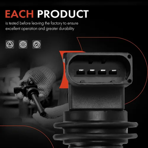 Vista 6 de A-Premium Paquete de bobinas de encendido del motor compatible con Porsche Cayenne 2003 2004 2005 2006 V8 4.5L